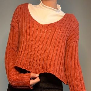 Forever 21 Crochet Knit Sweater